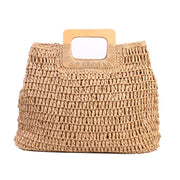 "Bohemia" Vintage Rattan-Tasche