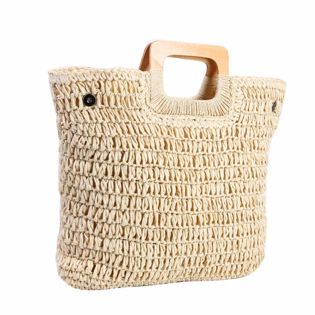 "Bohemia" Vintage Rattan-Tasche