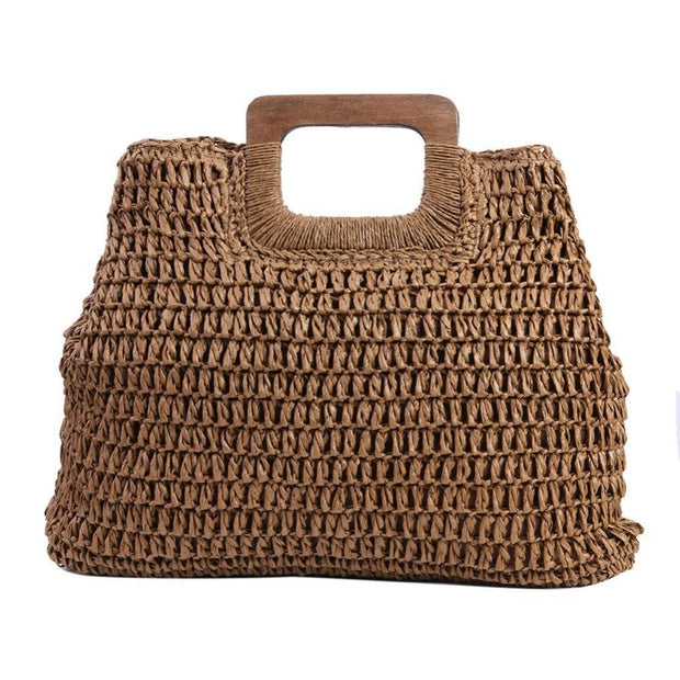 "Bohemia" Vintage Rattan-Tasche