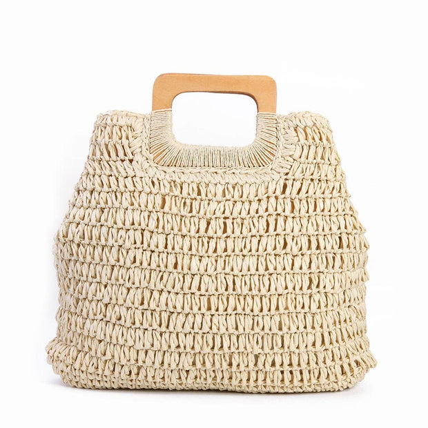 "Bohemia" Vintage Rattan-Tasche