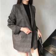 Karierter Oversize Blazer