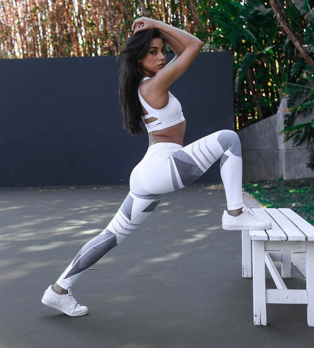 Schnell trocknende Sport-Fitness-Leggings